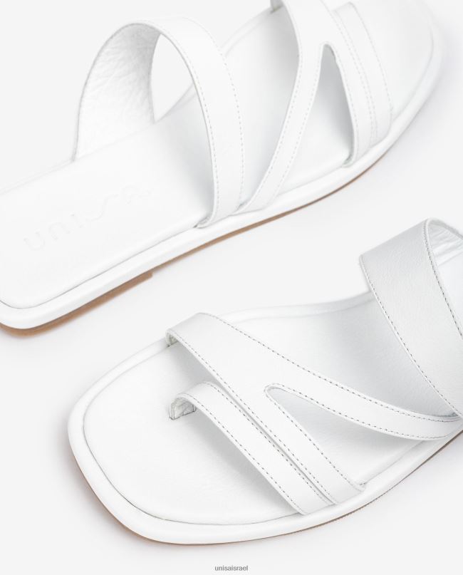 Unisa סנדל שטוח עם רצועות אופנה נשים V2BP214