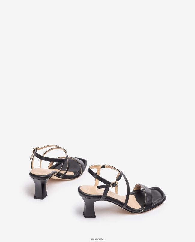 Unisa סנדל חכם עם אצבע מרובעת שָׁחוֹר נשים V2BP2181