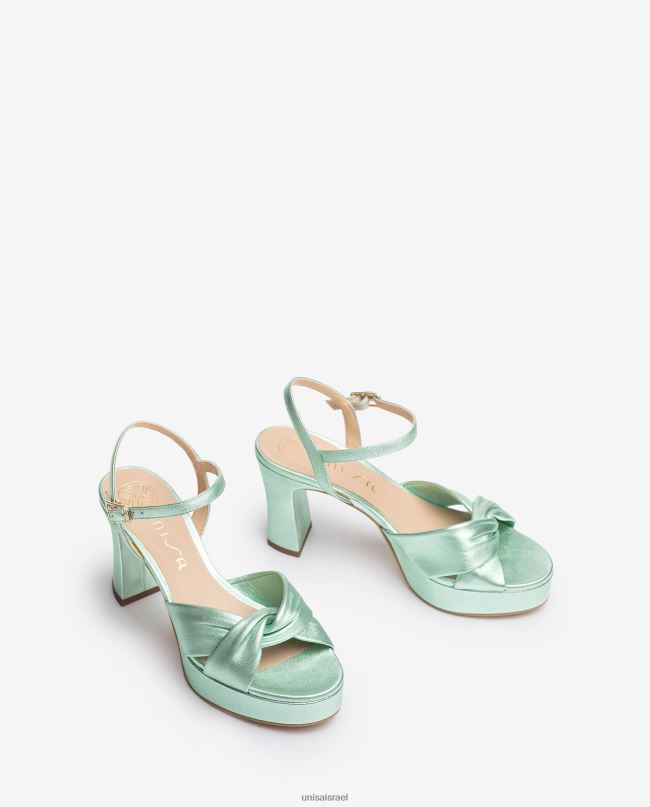 Unisa סנדל עם רצועות מוצלבות רחבות כְּחוֹל נשים V2BP218