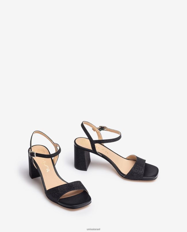 Unisa סנדל סוליה מרובעת שָׁחוֹר נשים V2BP2200