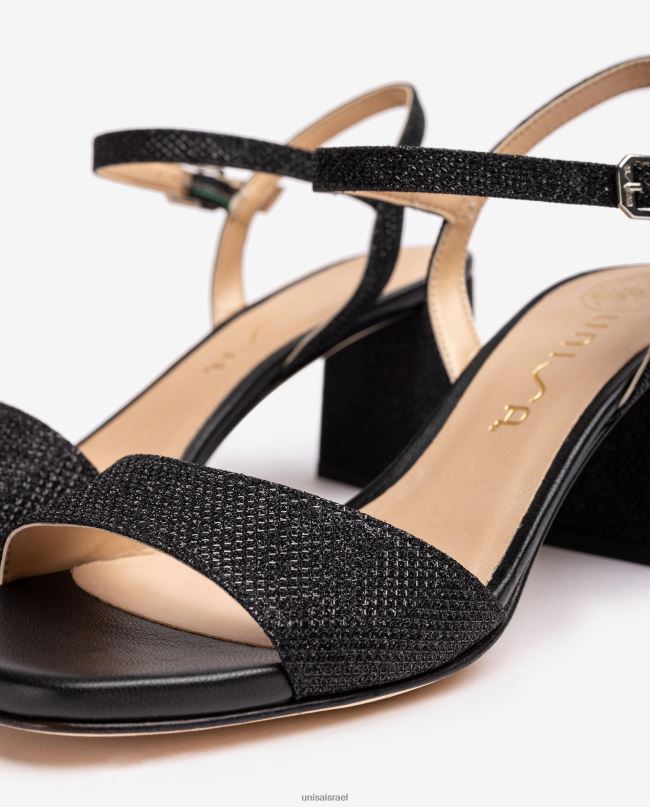 Unisa סנדל סוליה מרובעת שָׁחוֹר נשים V2BP2200