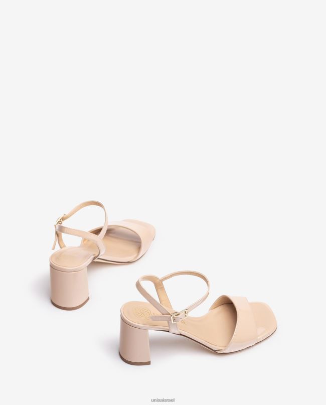 Unisa סנדל סוליה מרובעת בז' נשים V2BP2209