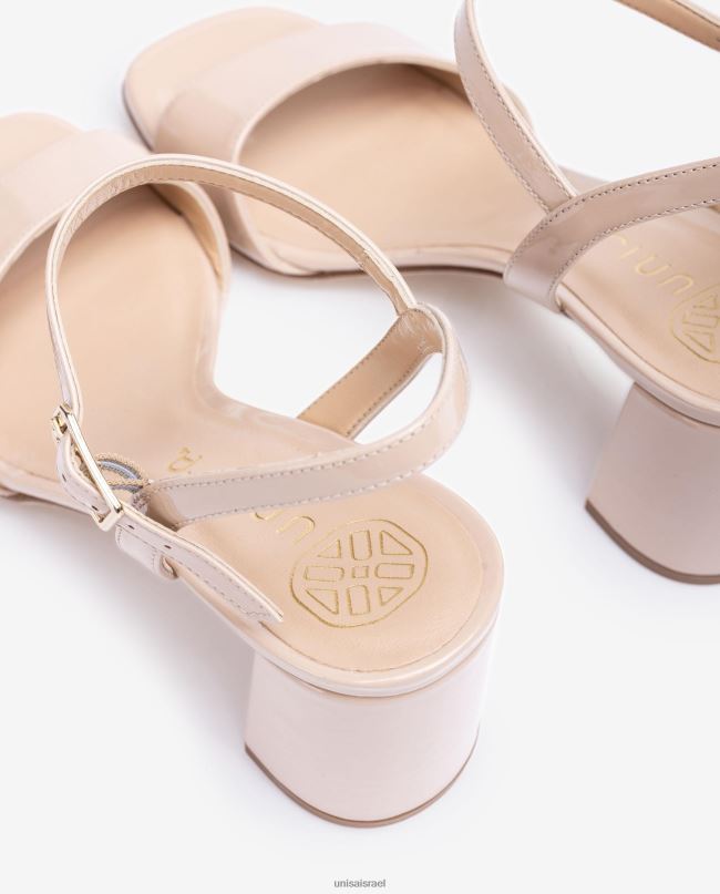 Unisa סנדל סוליה מרובעת בז' נשים V2BP2209