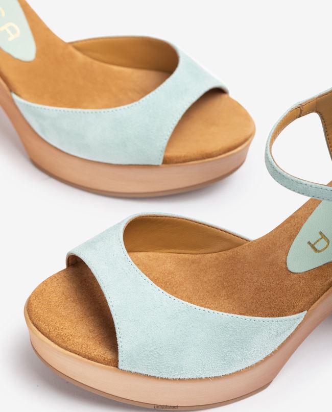 Unisa סנדל זמש חצי טריז מְעוּדָן נשים V2BP2228