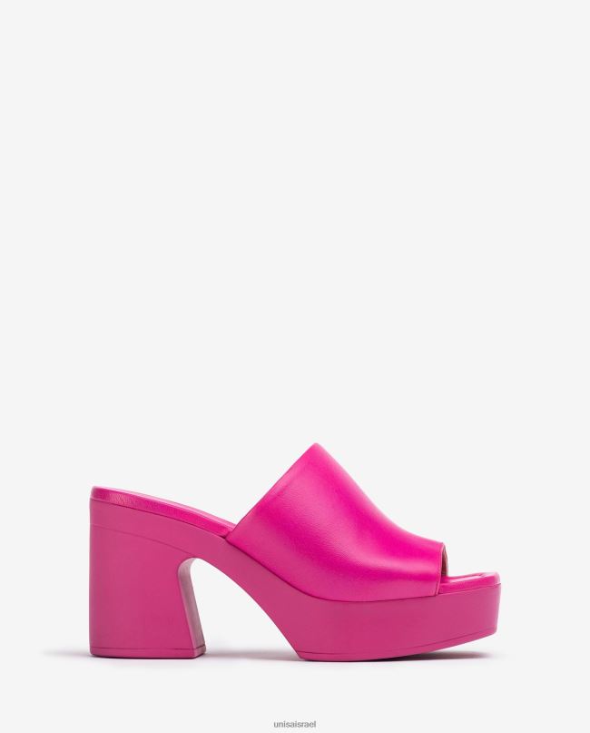 Unisa סנדל ערפד רחב עם עקב בלוק וָרוֹד נשים V2BP2236