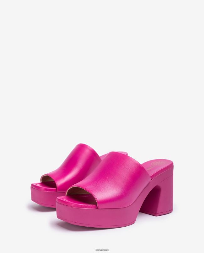 Unisa סנדל ערפד רחב עם עקב בלוק וָרוֹד נשים V2BP2236