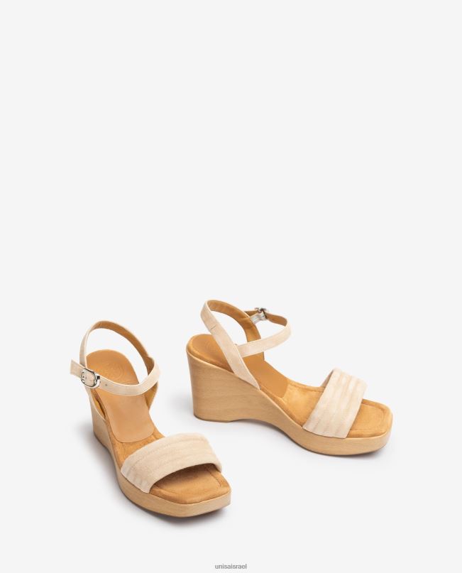 Unisa סנדל טריז עם אצבע מרובעת אופנה נשים V2BP2241