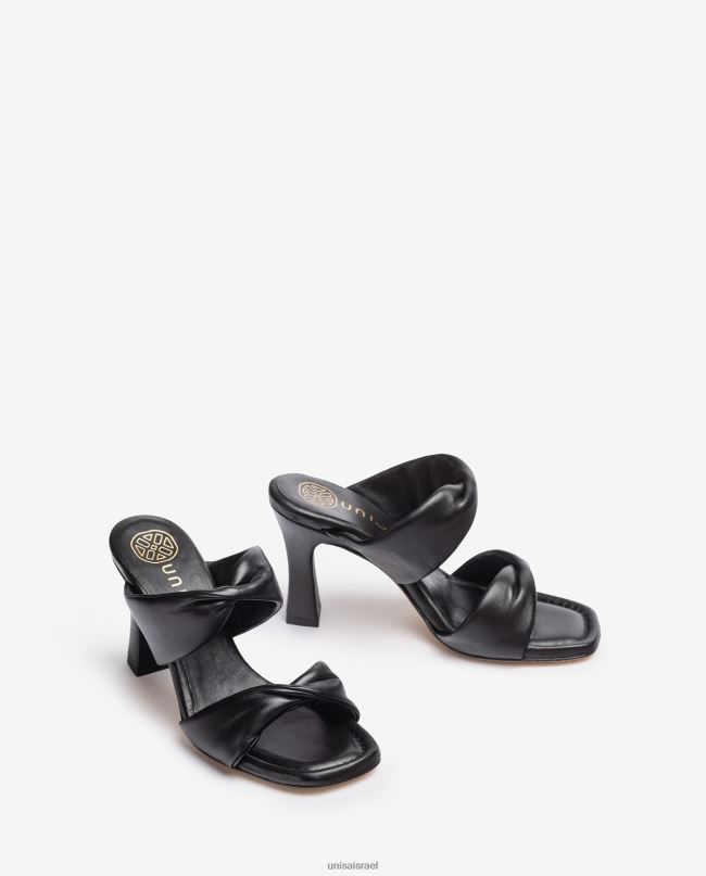Unisa סנדל רצועת טוויסט שָׁחוֹר נשים V2BP2264
