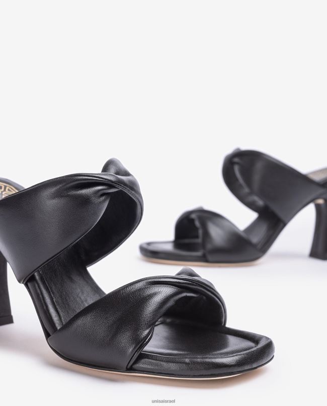 Unisa סנדל רצועת טוויסט שָׁחוֹר נשים V2BP2264