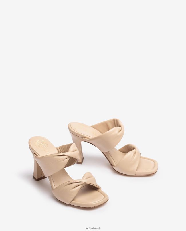 Unisa סנדל רצועת טוויסט בז' נשים V2BP2265