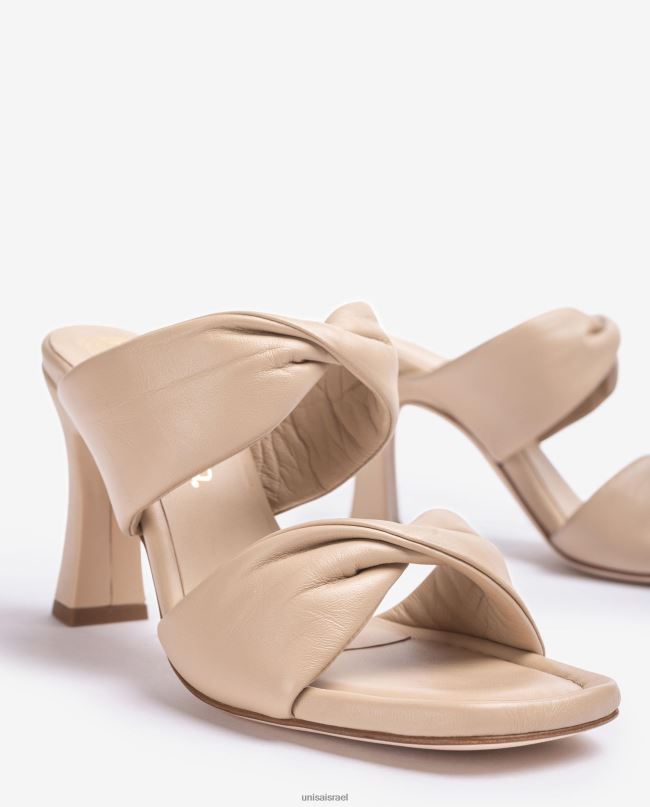 Unisa סנדל רצועת טוויסט בז' נשים V2BP2265