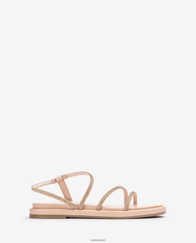 Unisa סנדל שטוח עם נצנצים וָרוֹד נשים V2BP227
