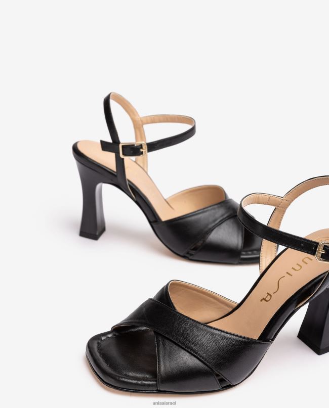 Unisa סנדל רצועה צולבת שָׁחוֹר נשים V2BP2270