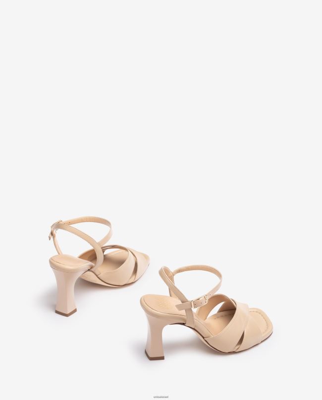 Unisa סנדל רצועה צולבת בז' נשים V2BP2271