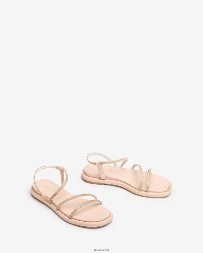 Unisa סנדל שטוח עם נצנצים וָרוֹד נשים V2BP227