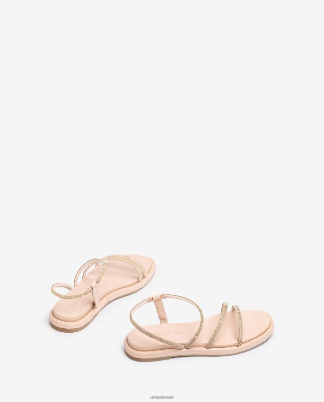 Unisa סנדל שטוח עם נצנצים וָרוֹד נשים V2BP227