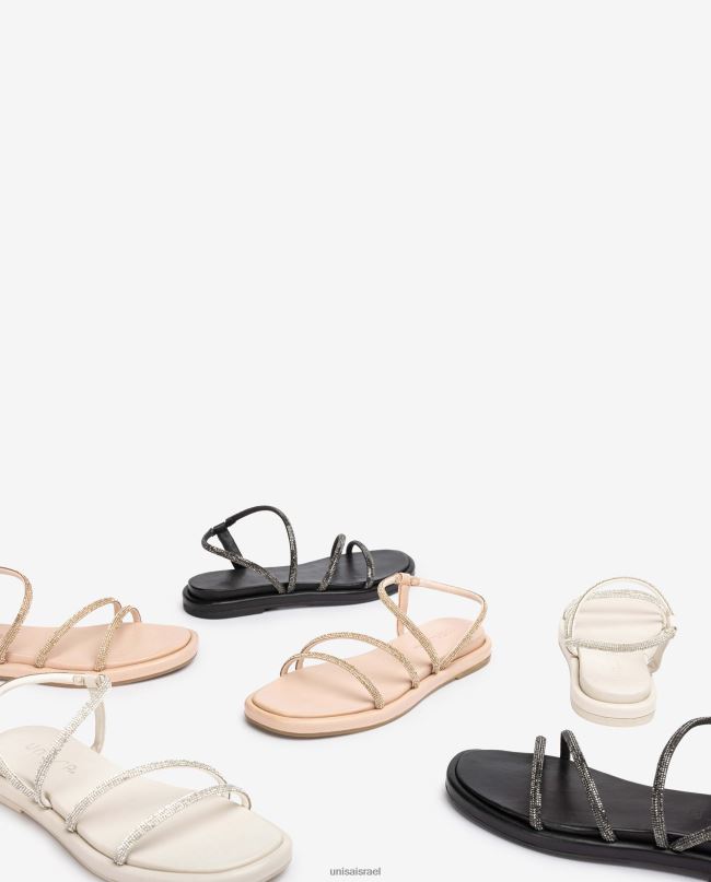 Unisa סנדל שטוח עם נצנצים וָרוֹד נשים V2BP227