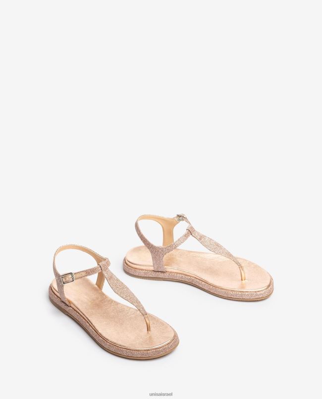 Unisa סנדל עמוד בוהן מבד מבריק וָרוֹד נשים V2BP228
