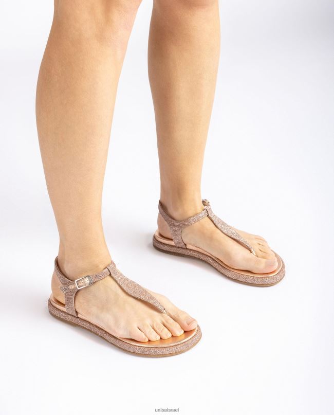 Unisa סנדל עמוד בוהן מבד מבריק וָרוֹד נשים V2BP228