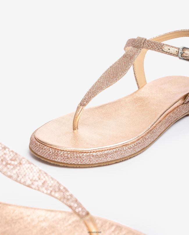 Unisa סנדל עמוד בוהן מבד מבריק וָרוֹד נשים V2BP228