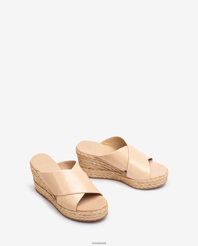 Unisa סנדל רחב עם רצועה מוצלבת וָרוֹד נשים V2BP2295