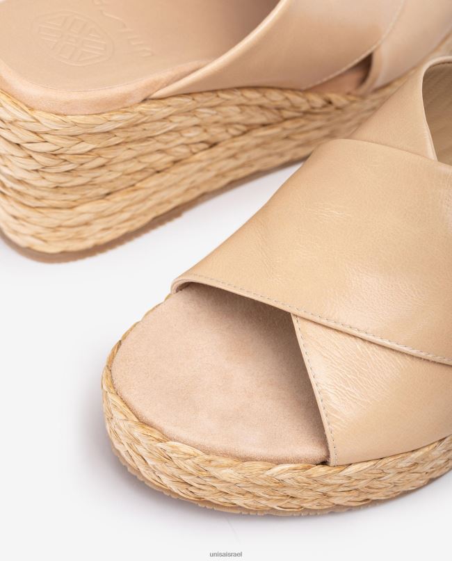 Unisa סנדל רחב עם רצועה מוצלבת וָרוֹד נשים V2BP2295