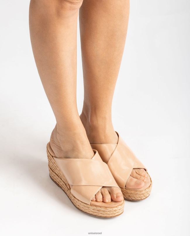 Unisa סנדל רחב עם רצועה מוצלבת וָרוֹד נשים V2BP2295