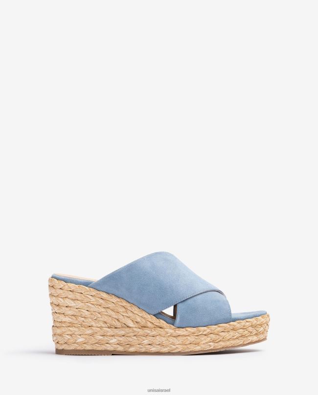 Unisa סנדל רחב עם רצועה מוצלבת אופנה נשים V2BP2297