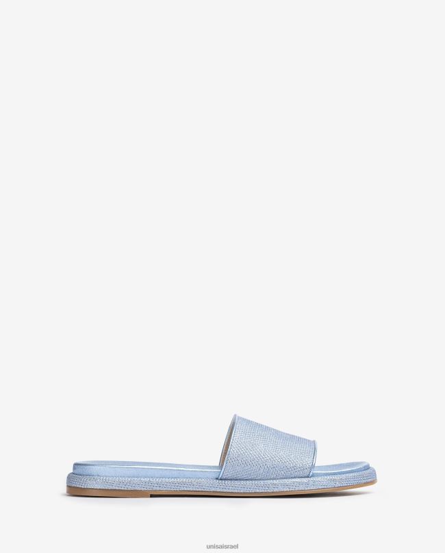 Unisa סנדל שטוח עם ערפד רחב כְּחוֹל נשים V2BP230