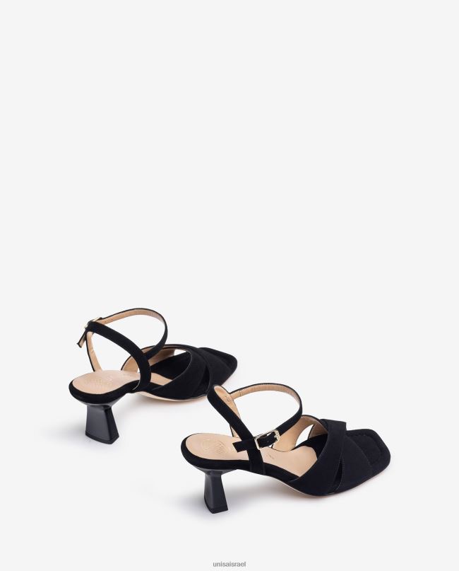 Unisa סנדל רצועה מוצלבת שָׁחוֹר נשים V2BP2312