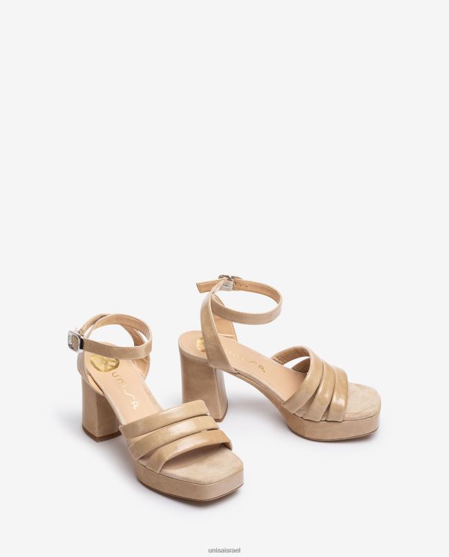 Unisa סנדל עור עם אבזם אופנה נשים V2BP2321