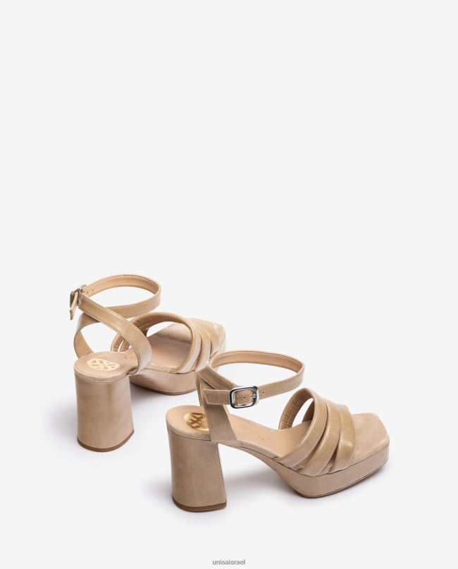 Unisa סנדל עור עם אבזם אופנה נשים V2BP2321