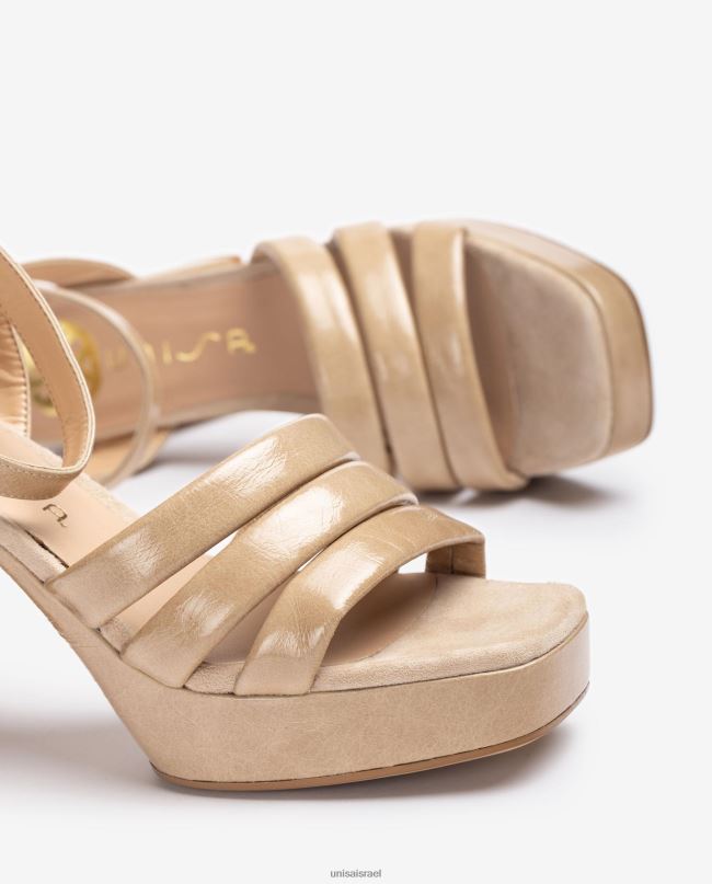 Unisa סנדל עור עם אבזם אופנה נשים V2BP2321