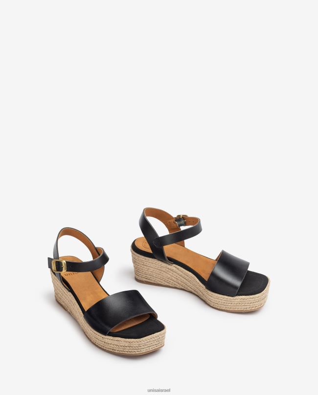 Unisa סנדל בלוק יוטה שָׁחוֹר נשים V2BP2330