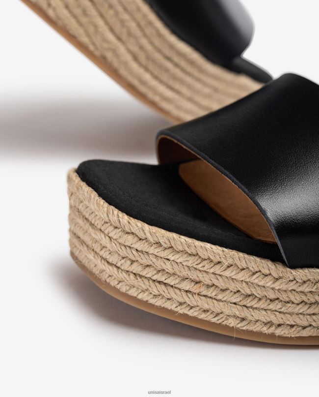 Unisa סנדל בלוק יוטה שָׁחוֹר נשים V2BP2330