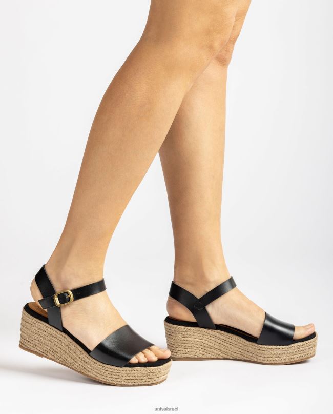 Unisa סנדל בלוק יוטה שָׁחוֹר נשים V2BP2330