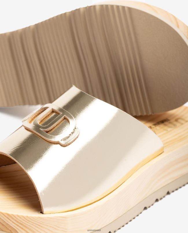 Unisa סנדל עם סוליית אפקט עץ אופנה נשים V2BP2336