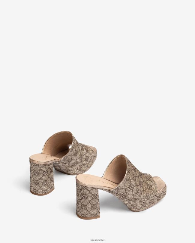 Unisa סנדלי בד מרובע אופנה נשים V2BP2355