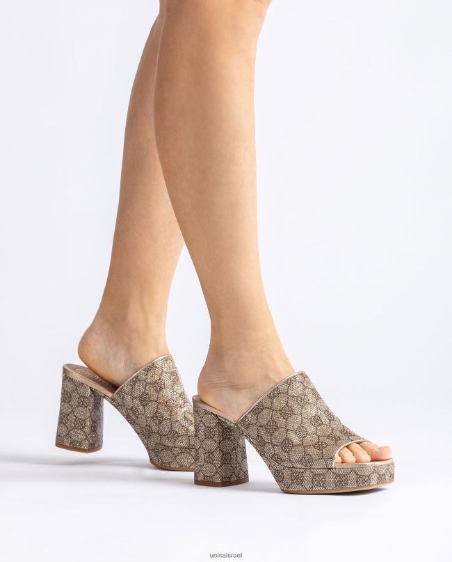 Unisa סנדלי בד מרובע אופנה נשים V2BP2355