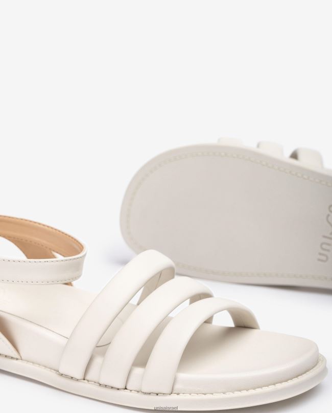 Unisa סנדל עם סוליה תואמת לבן נשים V2BP2358