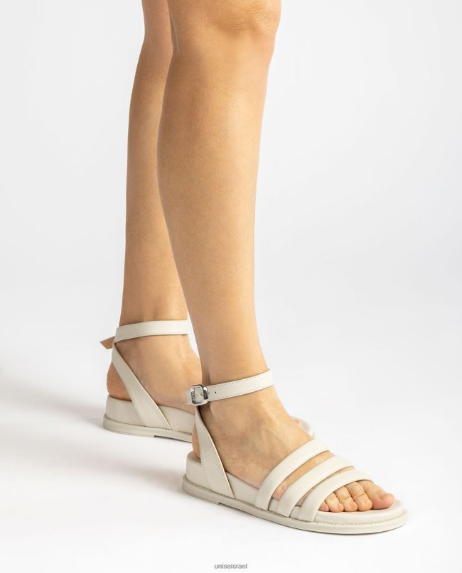 Unisa סנדל עם סוליה תואמת לבן נשים V2BP2358
