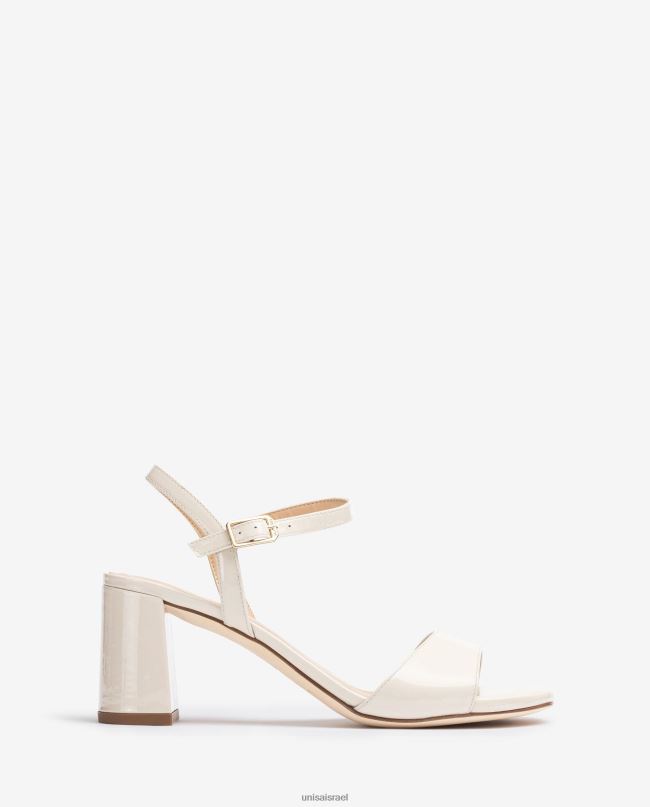 Unisa סנדל סוליה מרובעת לבן נשים V2BP236