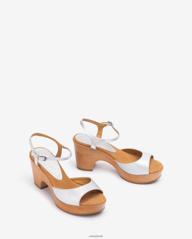 Unisa סנדל מתכתי חצי טריז אופנה נשים V2BP2378