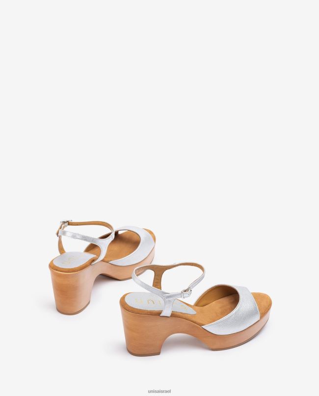 Unisa סנדל מתכתי חצי טריז אופנה נשים V2BP2378