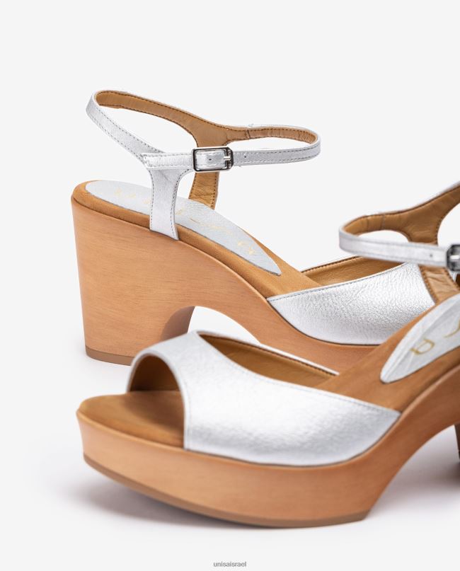 Unisa סנדל מתכתי חצי טריז אופנה נשים V2BP2378