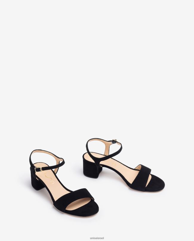 Unisa סנדלי זמש עם עקב רחב אופנה ילדים V2BP2379