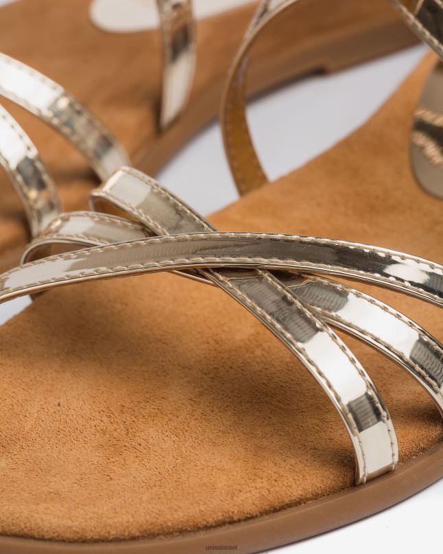 Unisa סנדלי עור באפקט מראה מְעוּדָן נשים V2BP2386