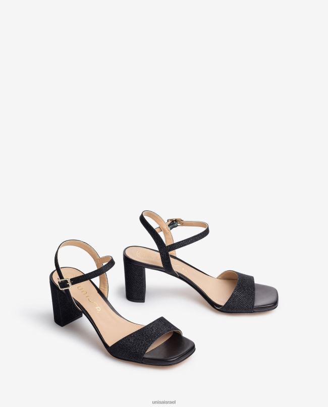 Unisa סנדלי אצבע מרובעת שָׁחוֹר נשים V2BP2392