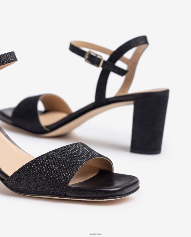 Unisa סנדלי אצבע מרובעת שָׁחוֹר נשים V2BP2392
