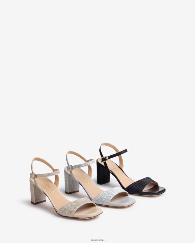 Unisa סנדלי אצבע מרובעת שָׁחוֹר נשים V2BP2392